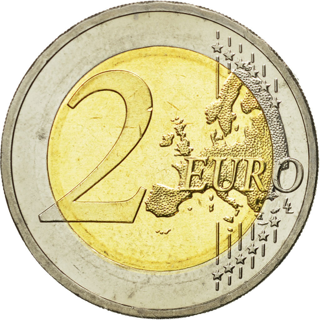 NEMECKO - BUNDESREPUBLIK,
2 eurá,
10. Jahrestag von EMU