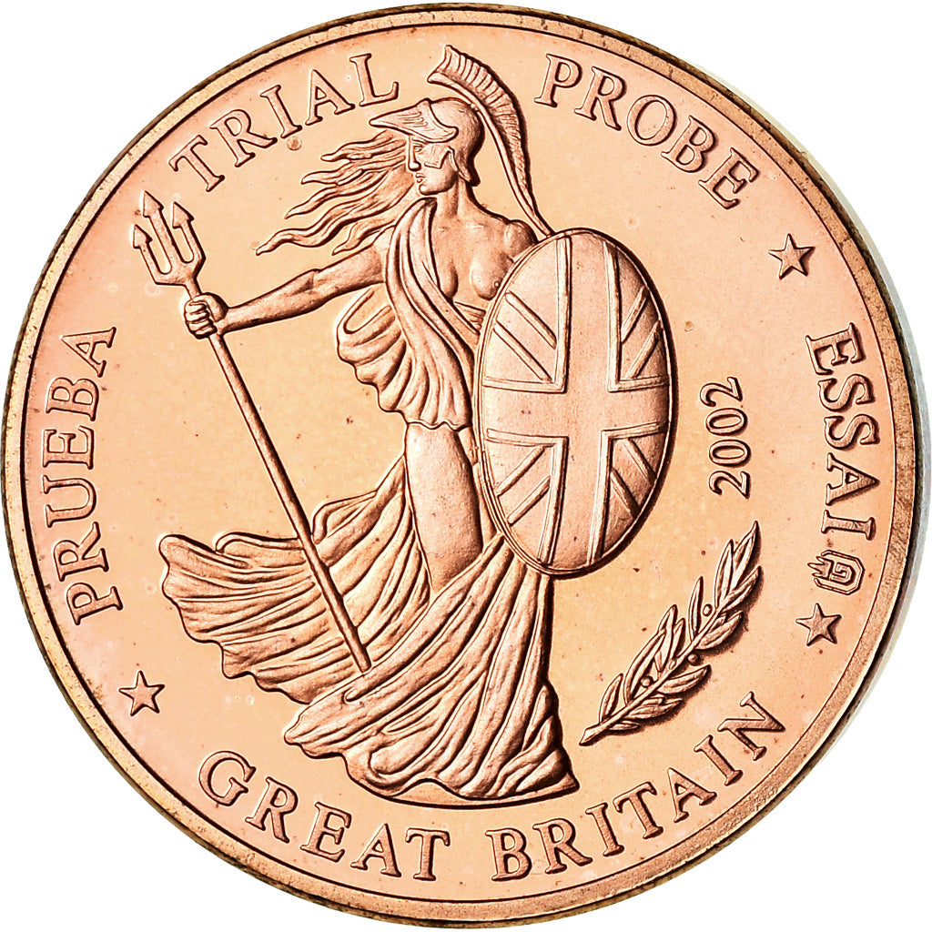 Veľká Británia,
2 euro centy,
2002